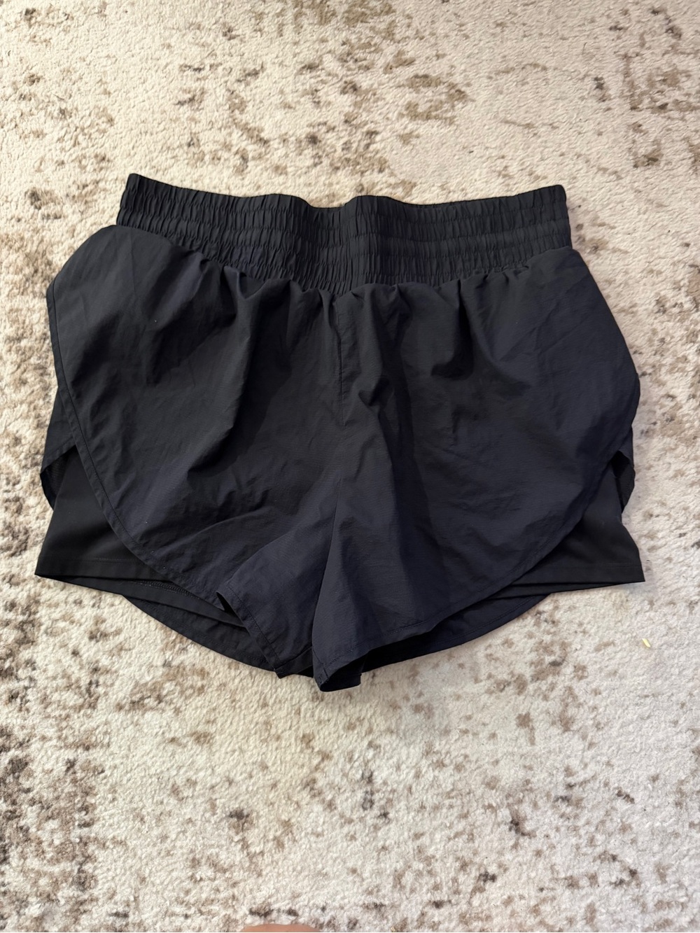 all in motion Black Women's Performance Running Shorts